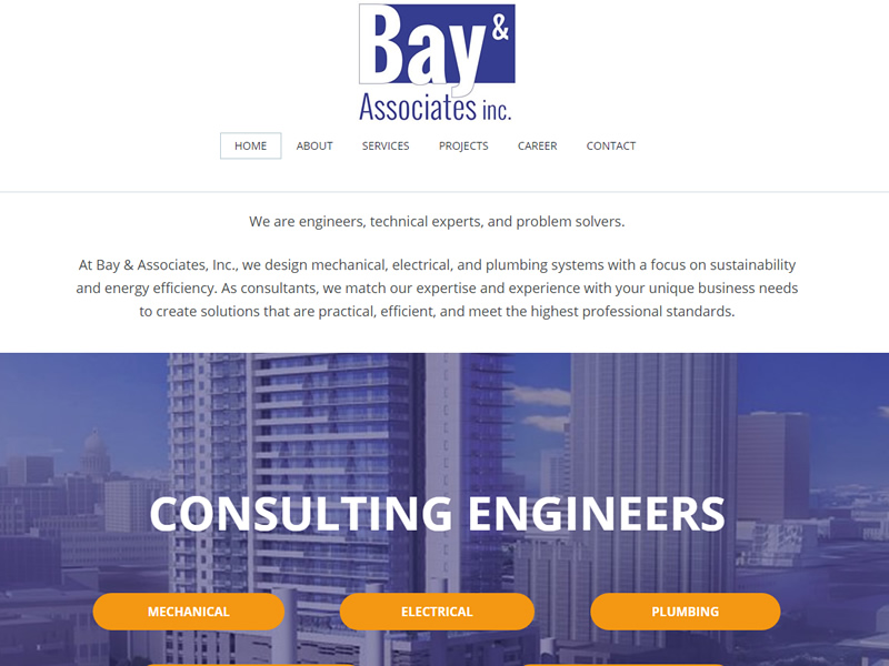 Baymep.com - Responsive Website developed by McGee Technologies