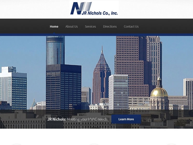 JR Nichols - www.jrnichols.net - Responsive HTML Website for HVAC Engineering company.